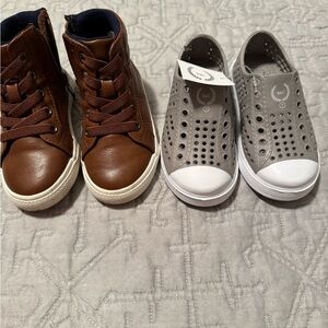 3 pairs of boys Size 7 shoes